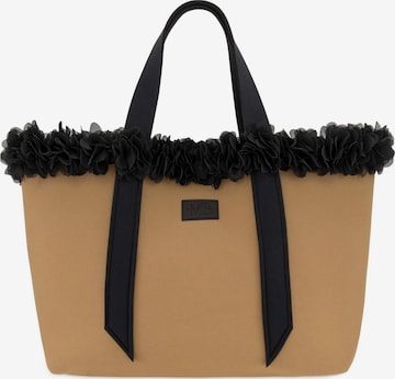 Sac de plage Miami Bag en beige : devant