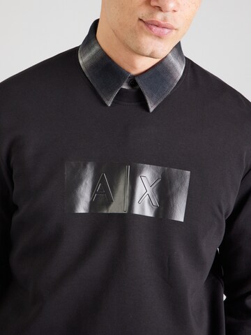 Felpa di ARMANI EXCHANGE in nero