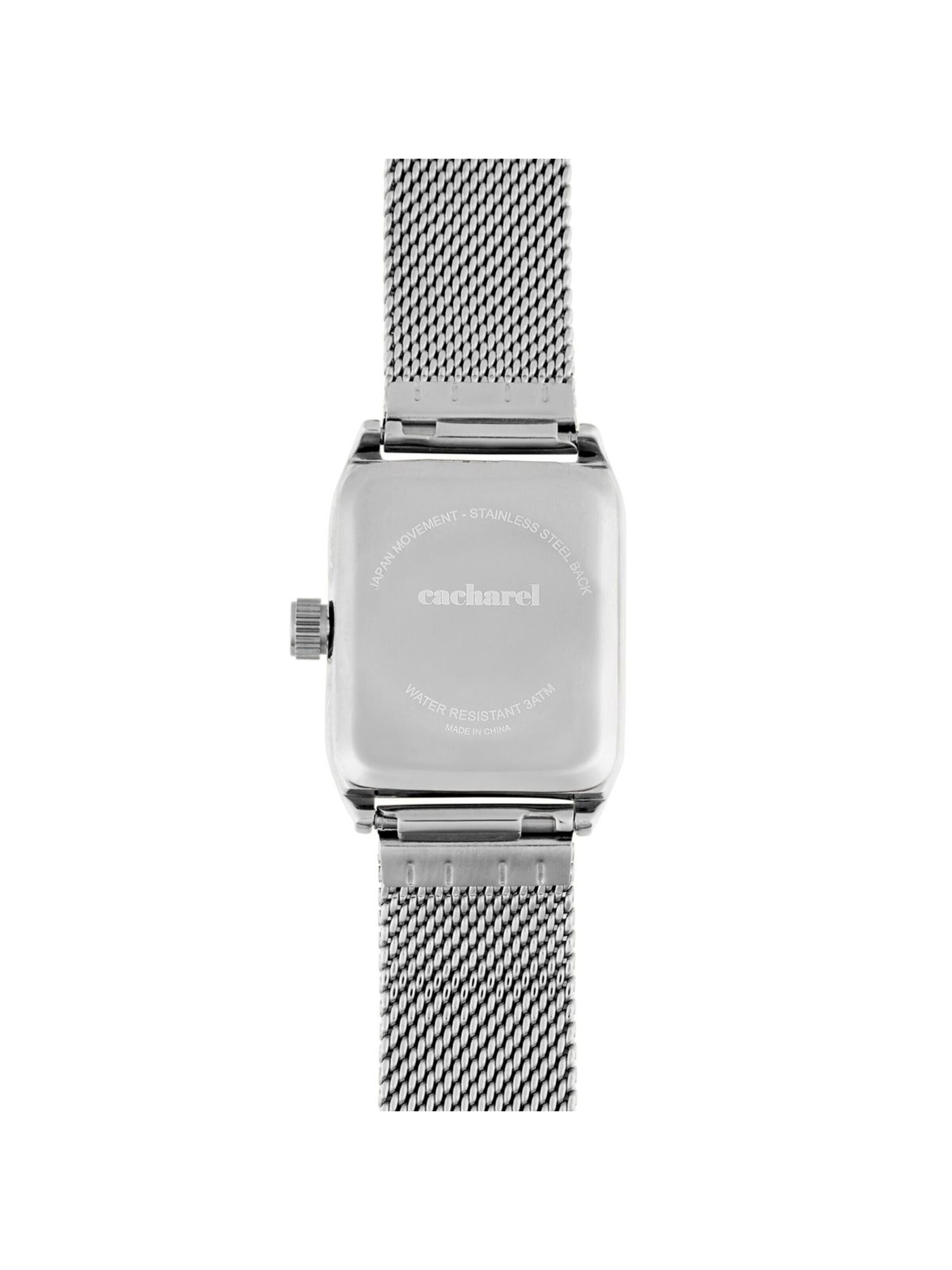 Montre à affichage analogique Cacharel en argent