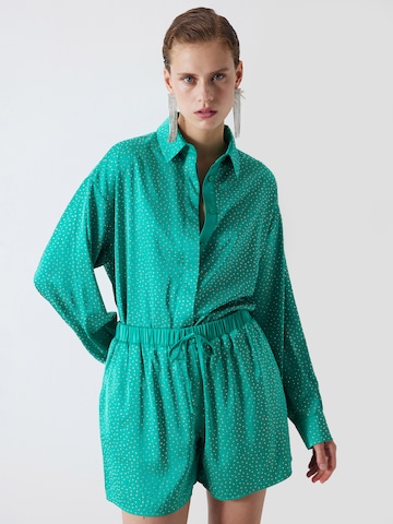 Ipekyol Blouse in Groen: voorkant