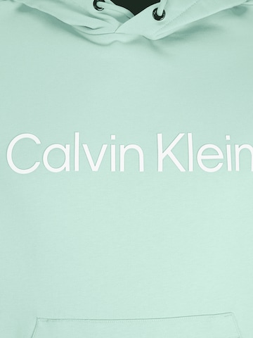 Calvin Klein Big & Tall Sweatshirt in Green