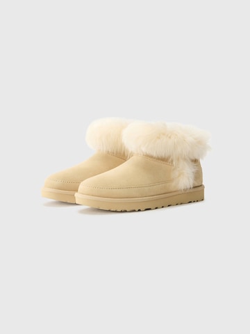 UGG Kozačky 'Classic Ultra Mini' – béžová