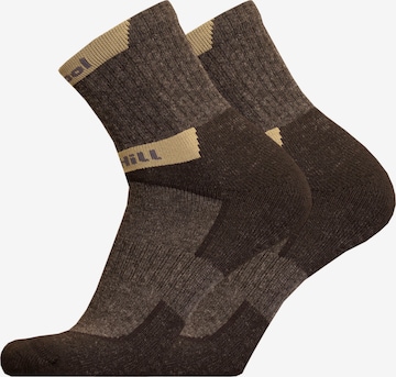 UphillSport Sportsocken 'HETTA SUMMER' in Grau: Vorderseite