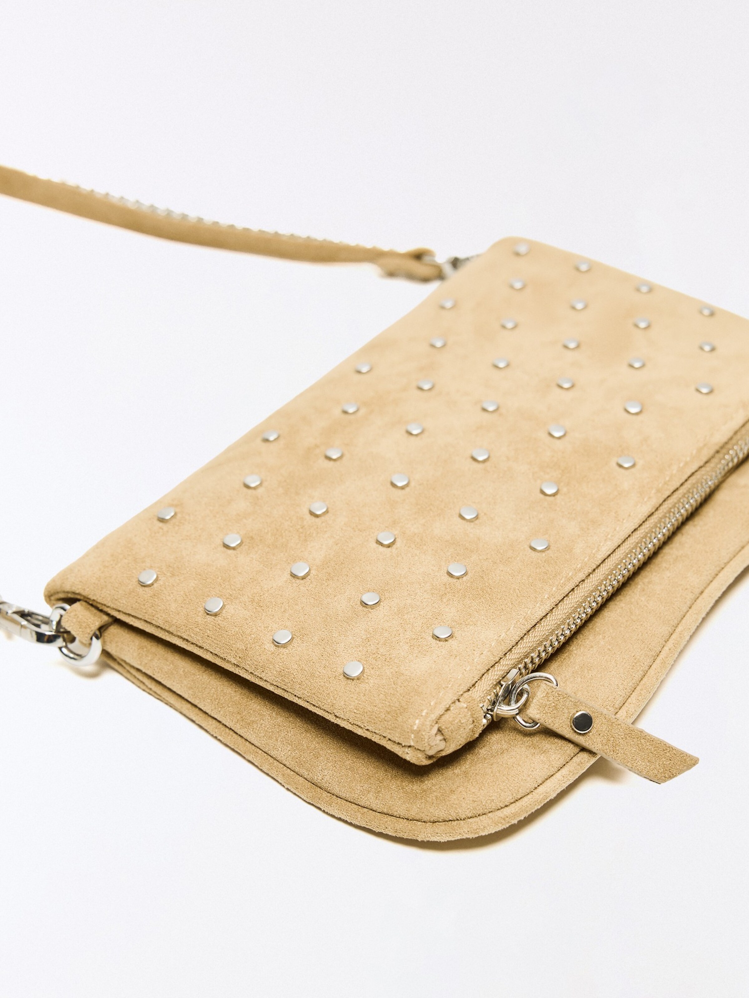 Sac à bandoulière Bershka en beige