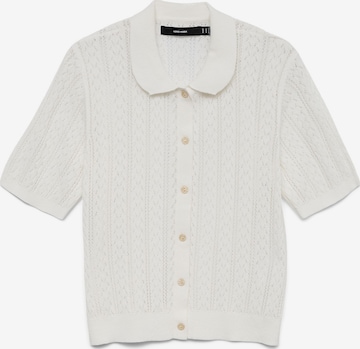Cardigan 'VMLux' VERO MODA en blanc : devant