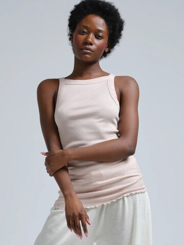 Seamless Basic Toppi 'Silky Daze' värissä beige: etupuoli