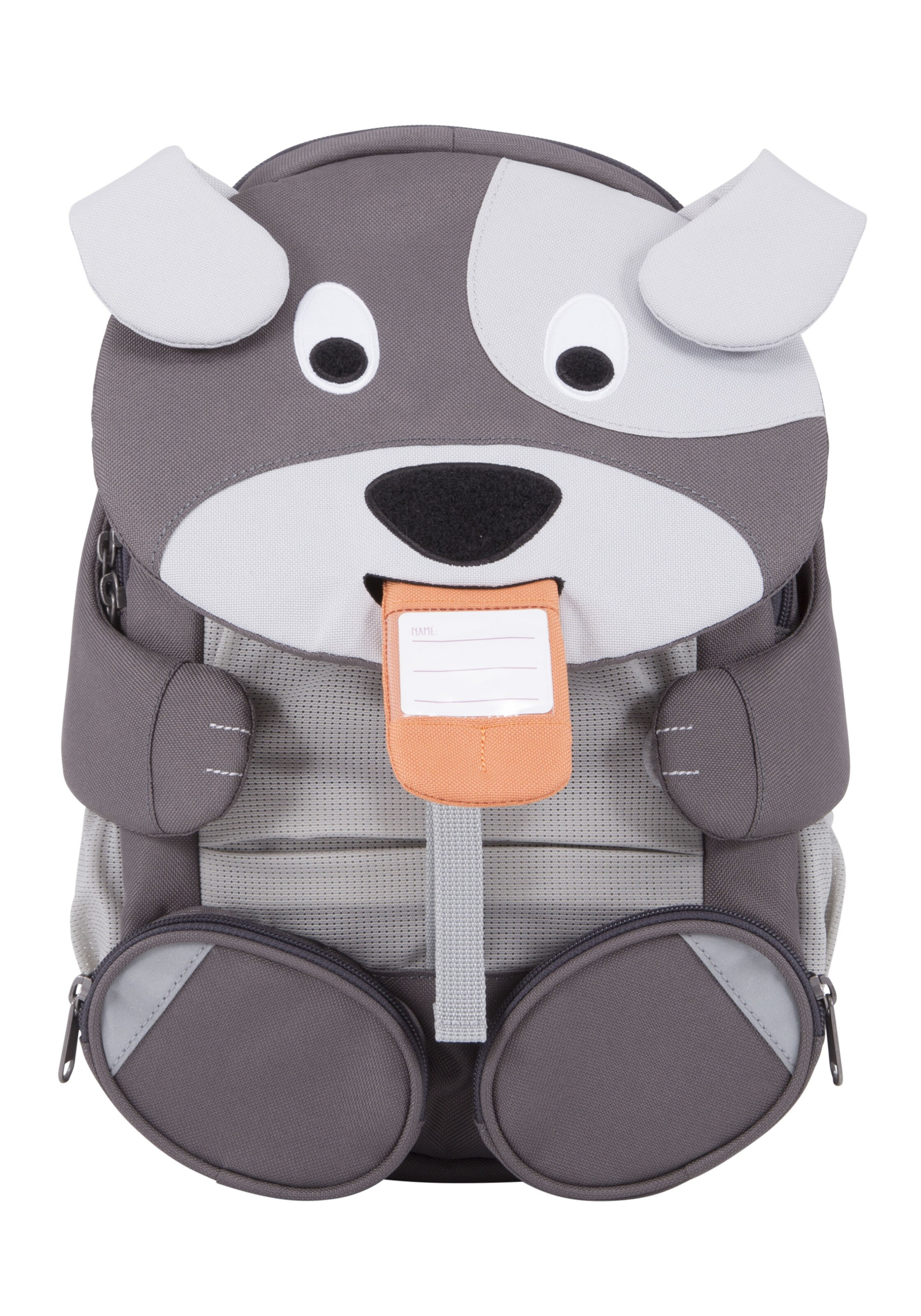 Kinder Teens (Gr. 140-176) Affenzahn Rucksack 'Großer Freund Hund' in Hellgrau, Dunkelgrau - MU99631 Kinder Teens (Gr. 140-176) Affenzahn Rucksack 'Großer Freund Hund' in Hellgrau, Dunkelgrau - MU99631