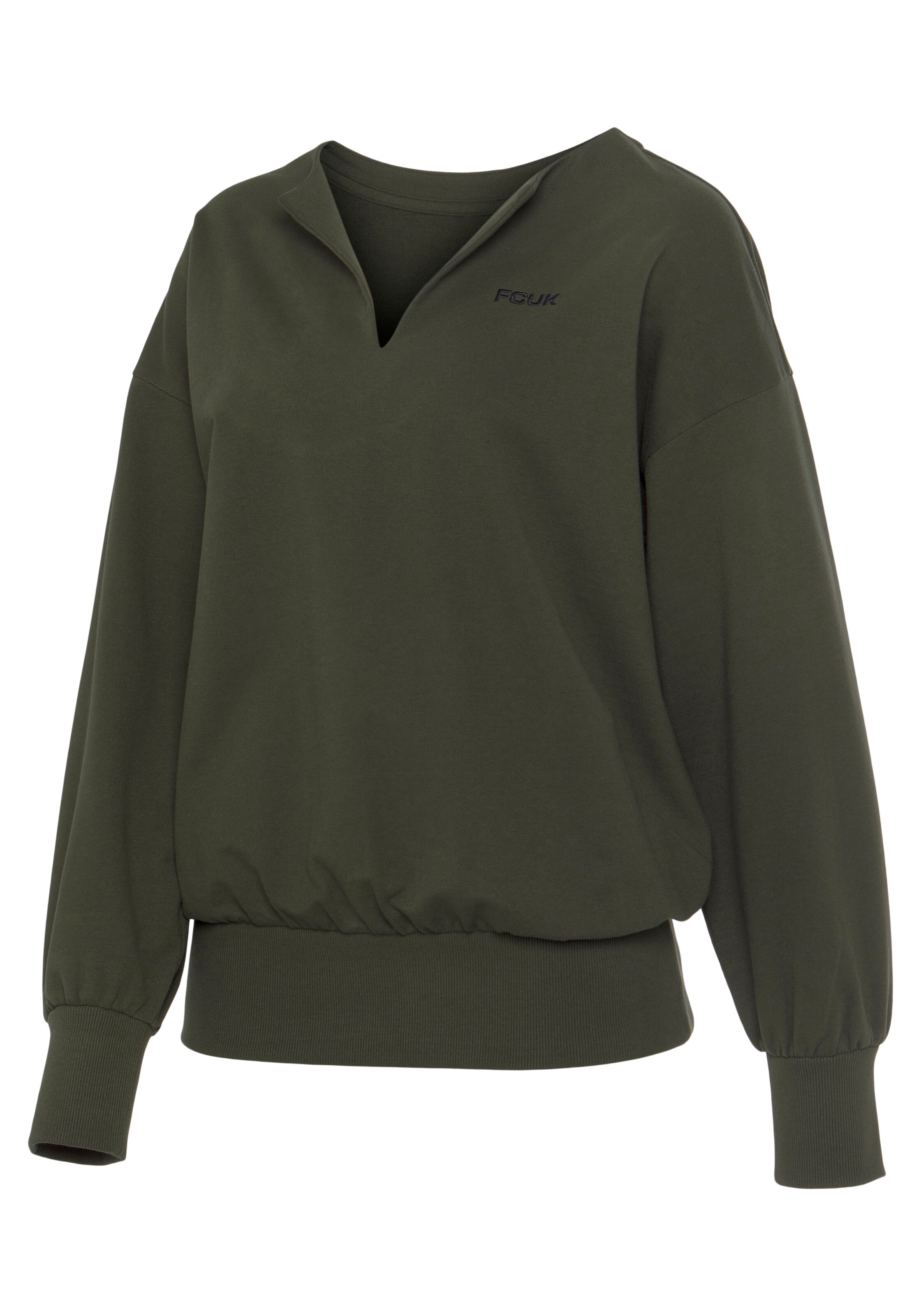 FCUK Μπλούζα φούτερ σε πράσινο