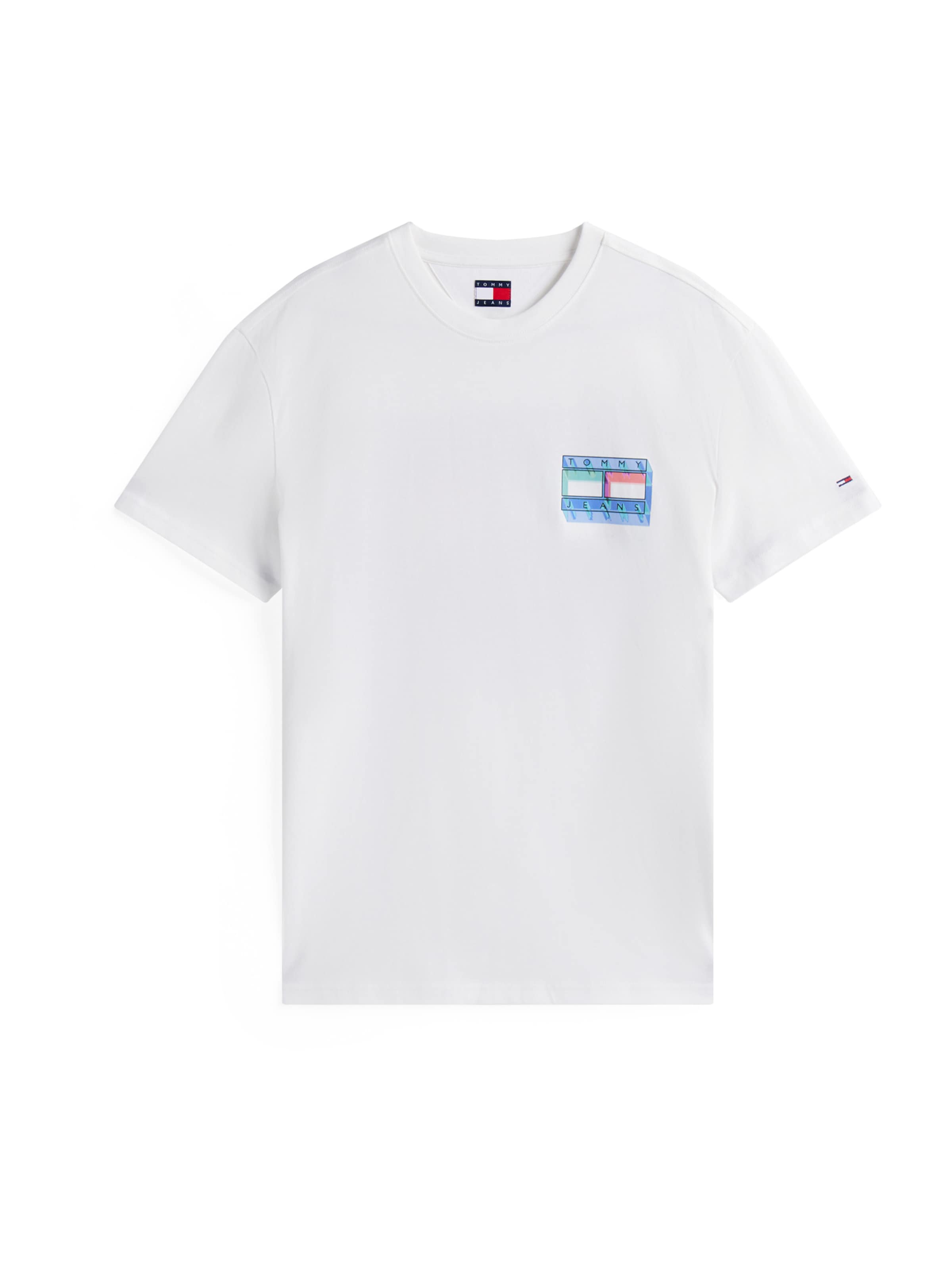 Tommy Jeans Koszulka w kolorze beżowy: przód