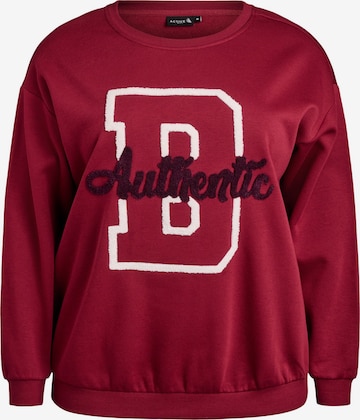 Active by ZizziSweater majica - crvena boja: prednji dio