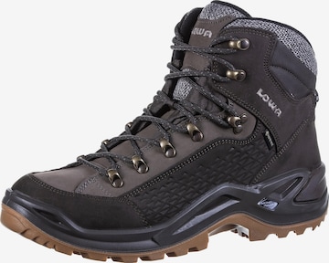 LOWA Boots 'RENEGADE WARM MID' in Black: front