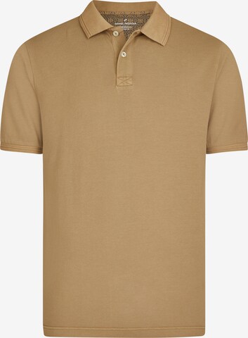 HECHTER PARIS Shirt 'Pique' in Brown: front