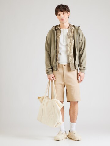 HUGO Свободный крой Штаны 'Galton' в Бежевый