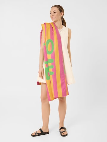 CODELLO Strandlaken 'TUTTO BENE' in Roze: voorkant