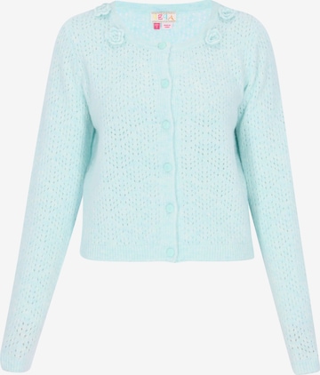 IZIA - Casaco de malha 'Festival' em azul: frente