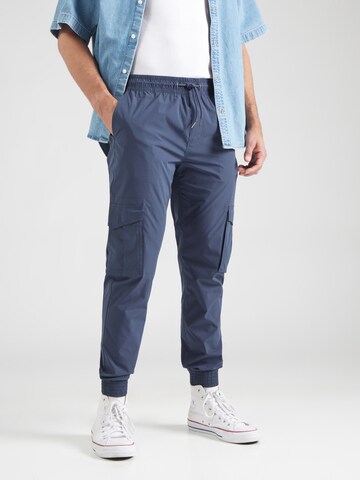 mėlyna ALPHA INDUSTRIES Siaurėjantis Laisvo stiliaus kelnės: priekis