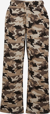 Pantalon DEF en beige : devant