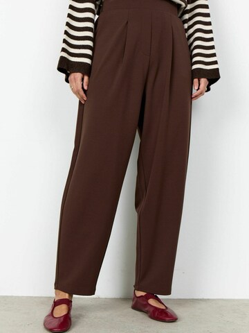 Soyaconcept - Loosefit Pantalón plisado ' SC-SIHAM ' en marrón