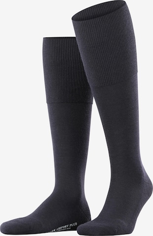 FALKE Knee High Socks 'Airport Plus' in Blue: front