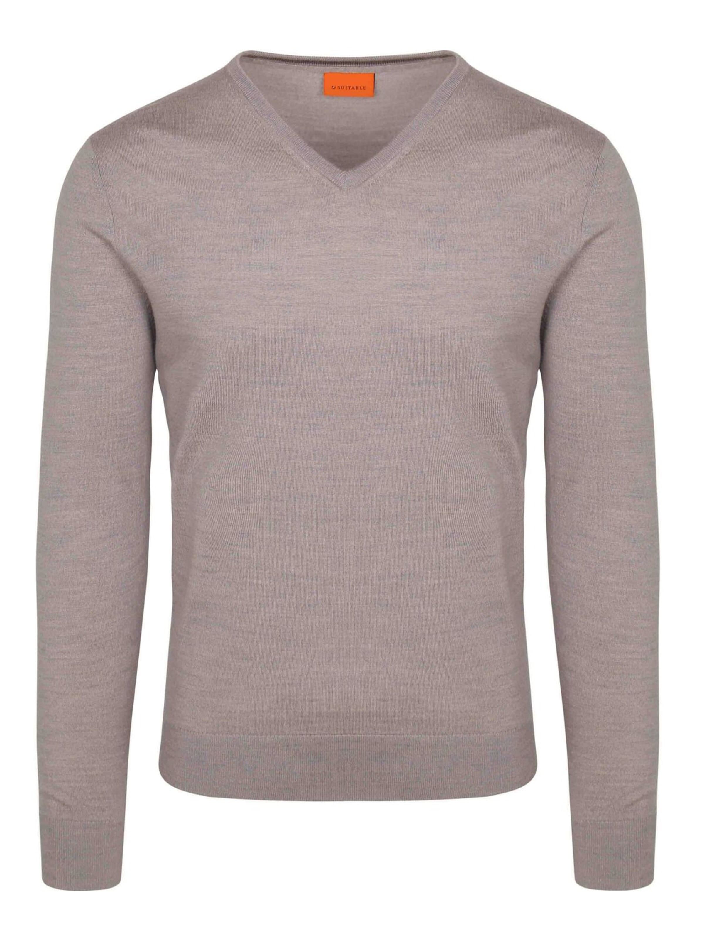 Suitable Shirt in Grijs: voorkant