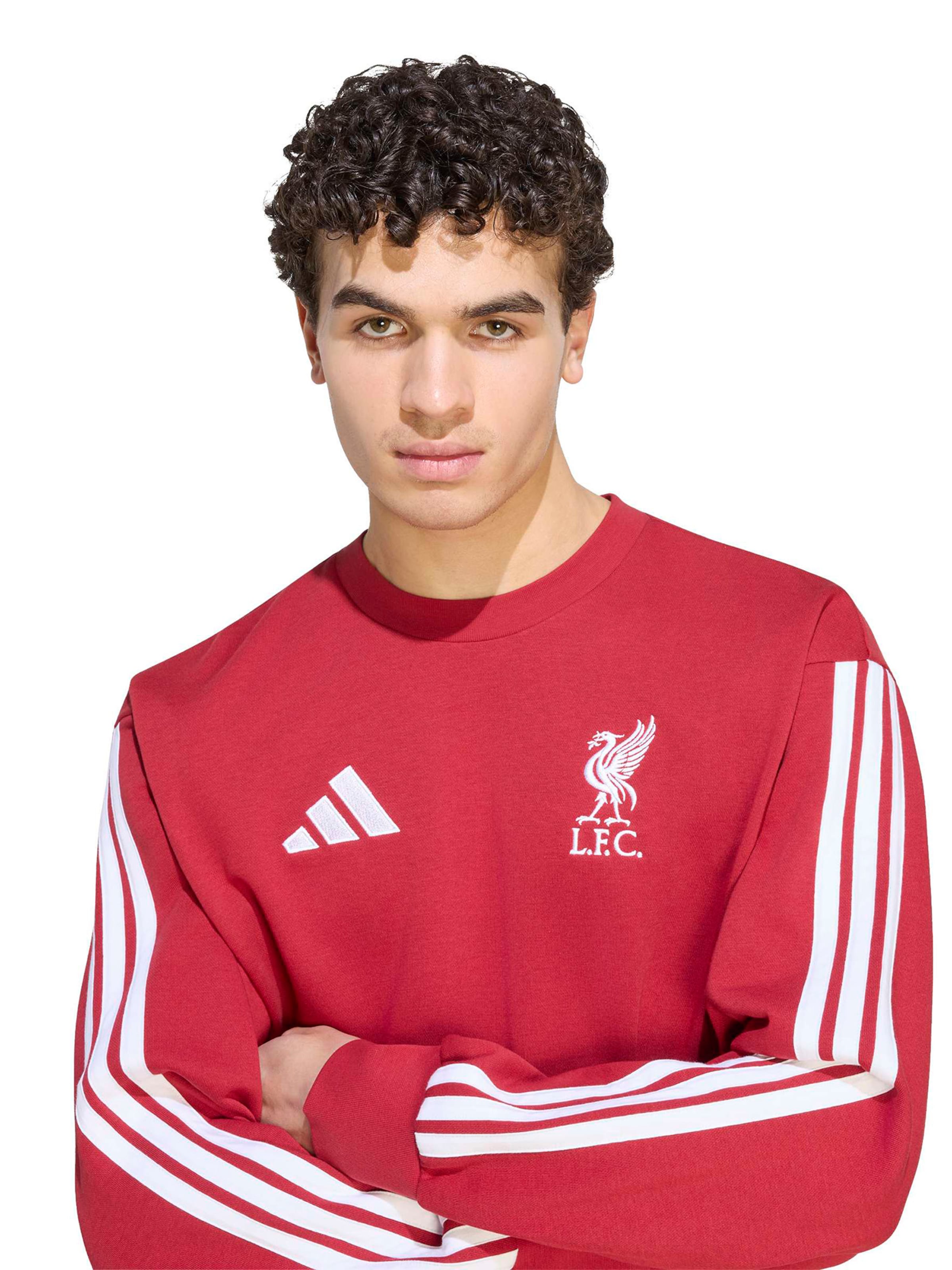 ADIDAS PERFORMANCESportska sweater majica 'LFC DNA' - crvena boja