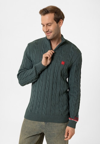 Moxx Paris Sweater in Green: front