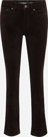 Lauren Ralph Lauren Petite Панталон в кафяво: отпред