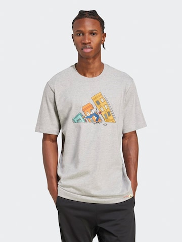 T-Shirt fonctionnel 'SKATE' ADIDAS SPORTSWEAR en gris : devant