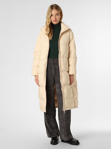 Manteau d’hiver Calvin Klein en beige : devant