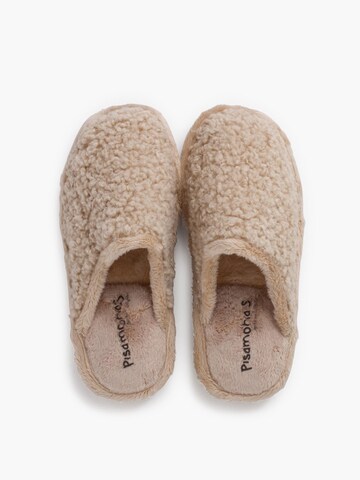 Pantoufle Pisamonas en beige