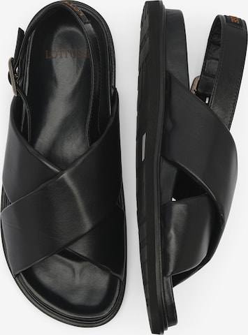 LOTTUSSE Sandals 'Pala' in Black
