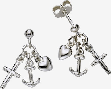 Zeeme Ohrringe in Silber: Vorderseite