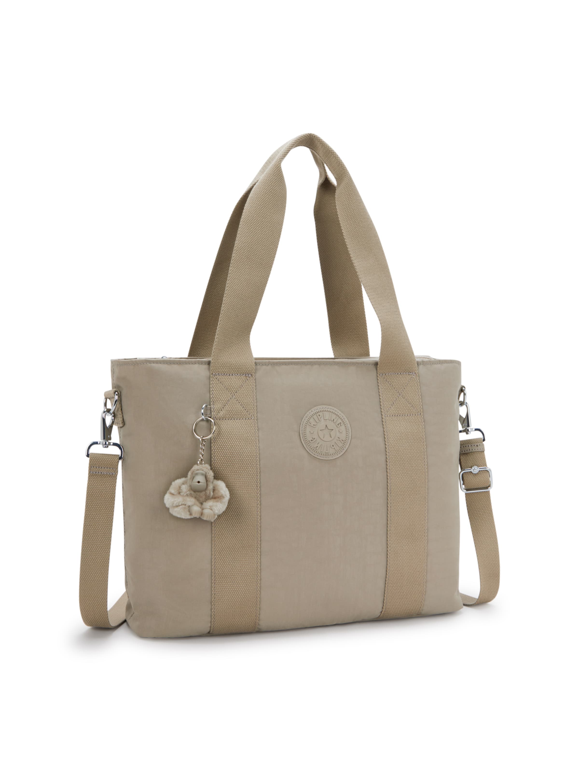 KIPLING Дамска чанта 'Minta L Up' в сиво