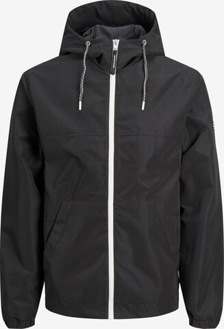 Veste mi-saison 'Luke' JACK & JONES en noir : devant