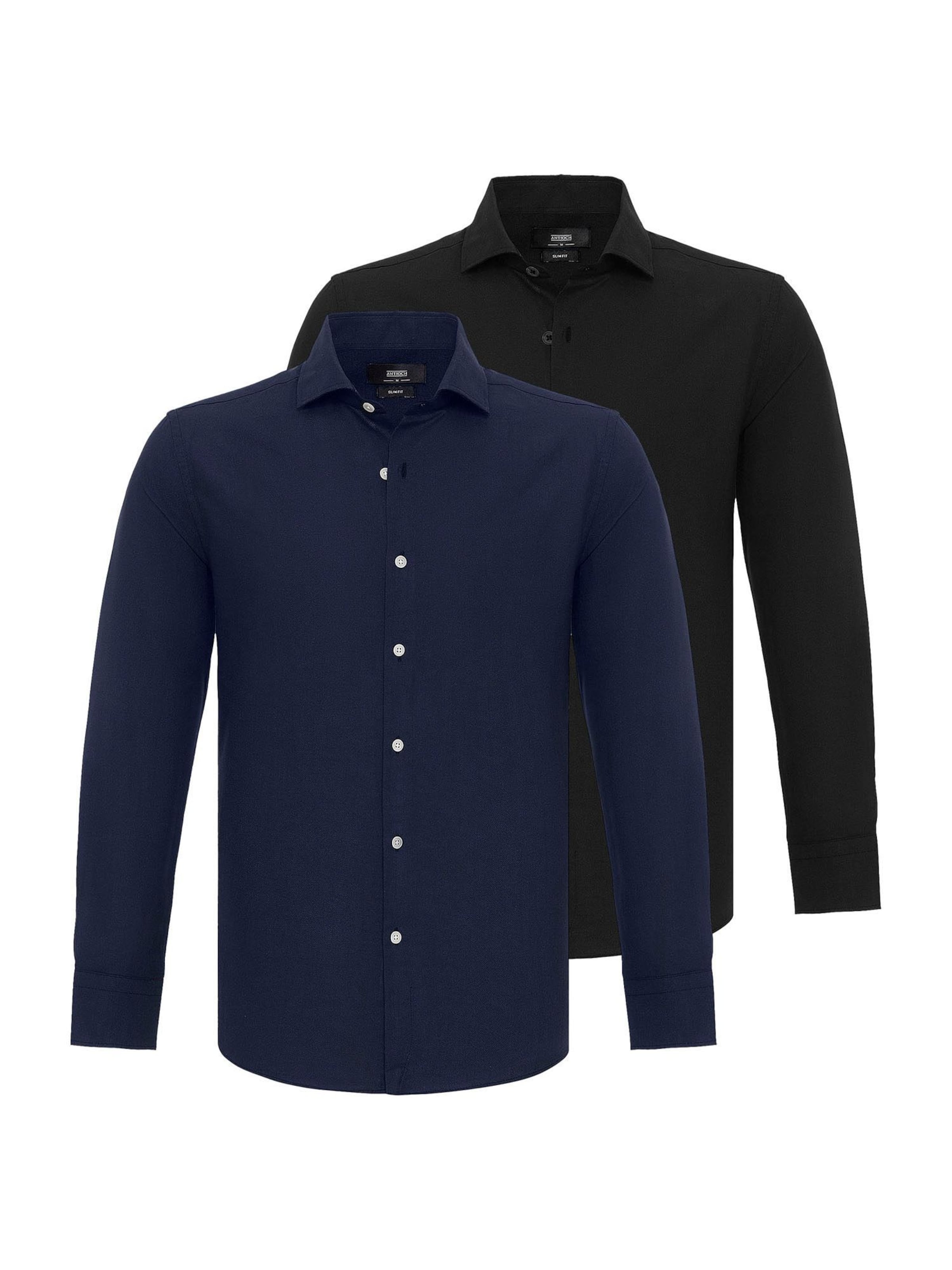 Antioch Рубашка в Синий: спереди