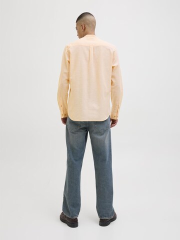 Slim fit Camicia 'JJESummer Band' di JACK & JONES in arancione