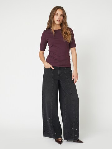 co'couture Shirt 'Granny' in Lila