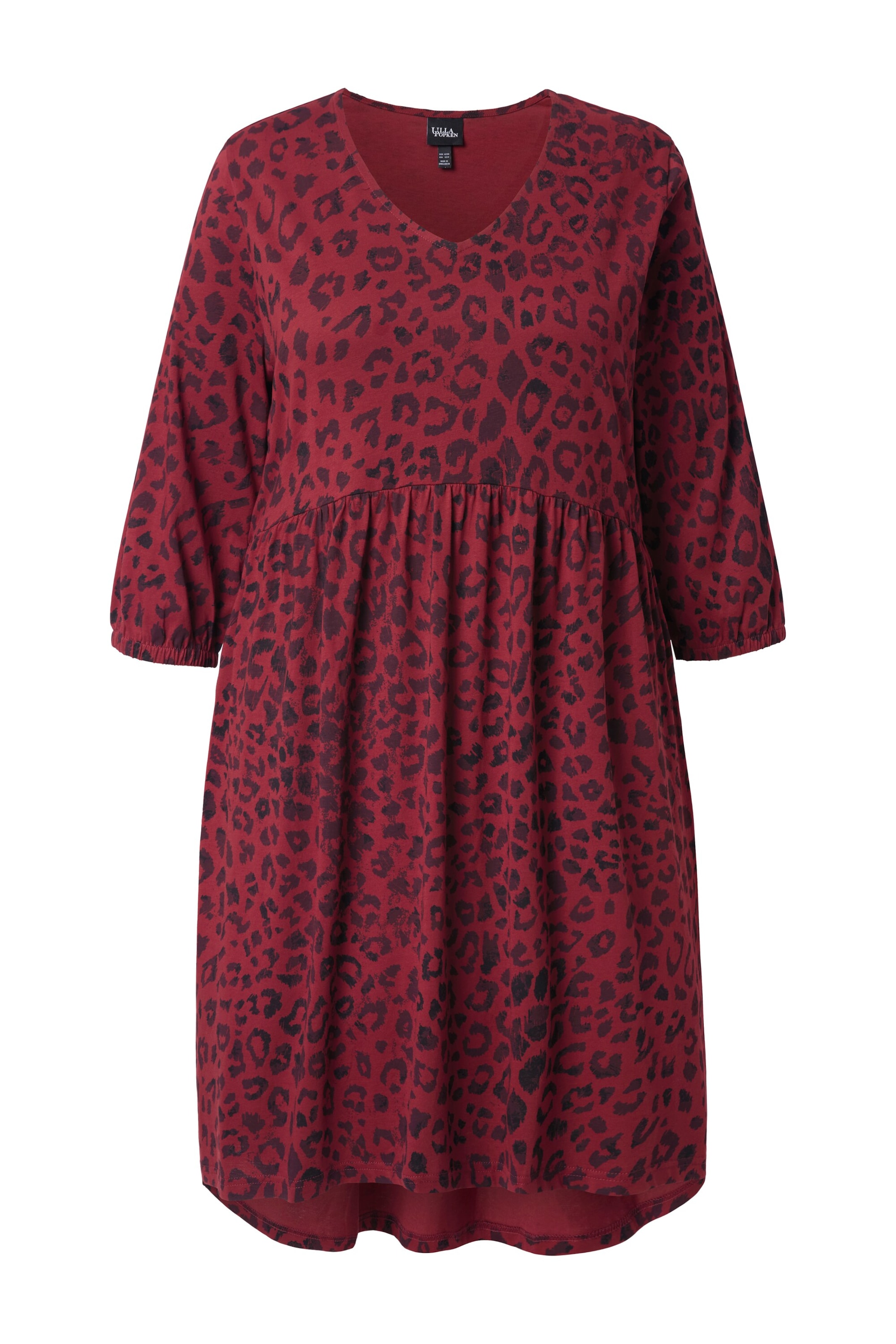 Ulla Popken Jurk in Rood: voorkant