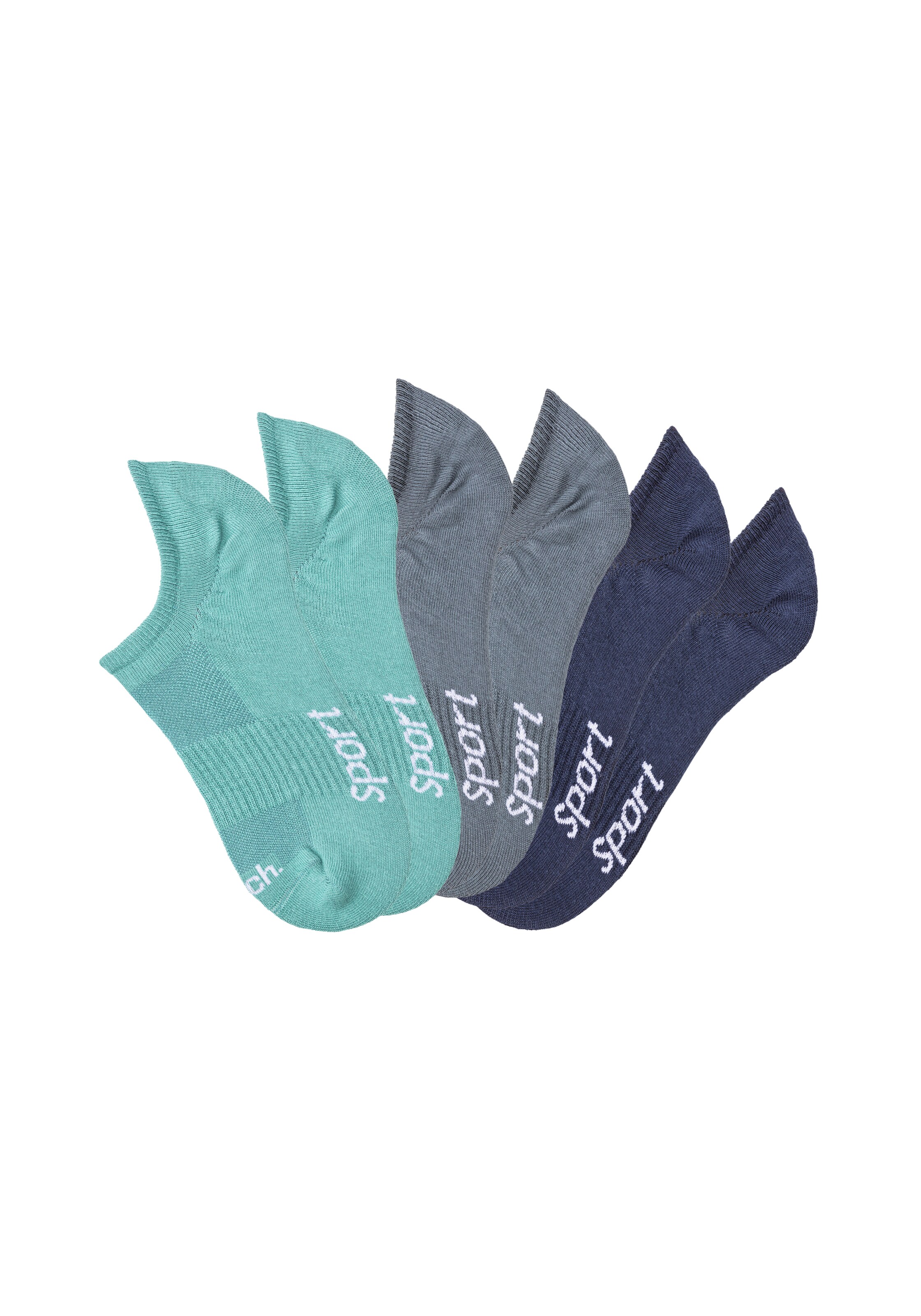 BENCH Athletic Socks in Blue: front