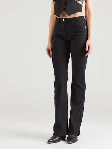 PATRIZIA PEPE Bootcut Džíny – černá: přední strana