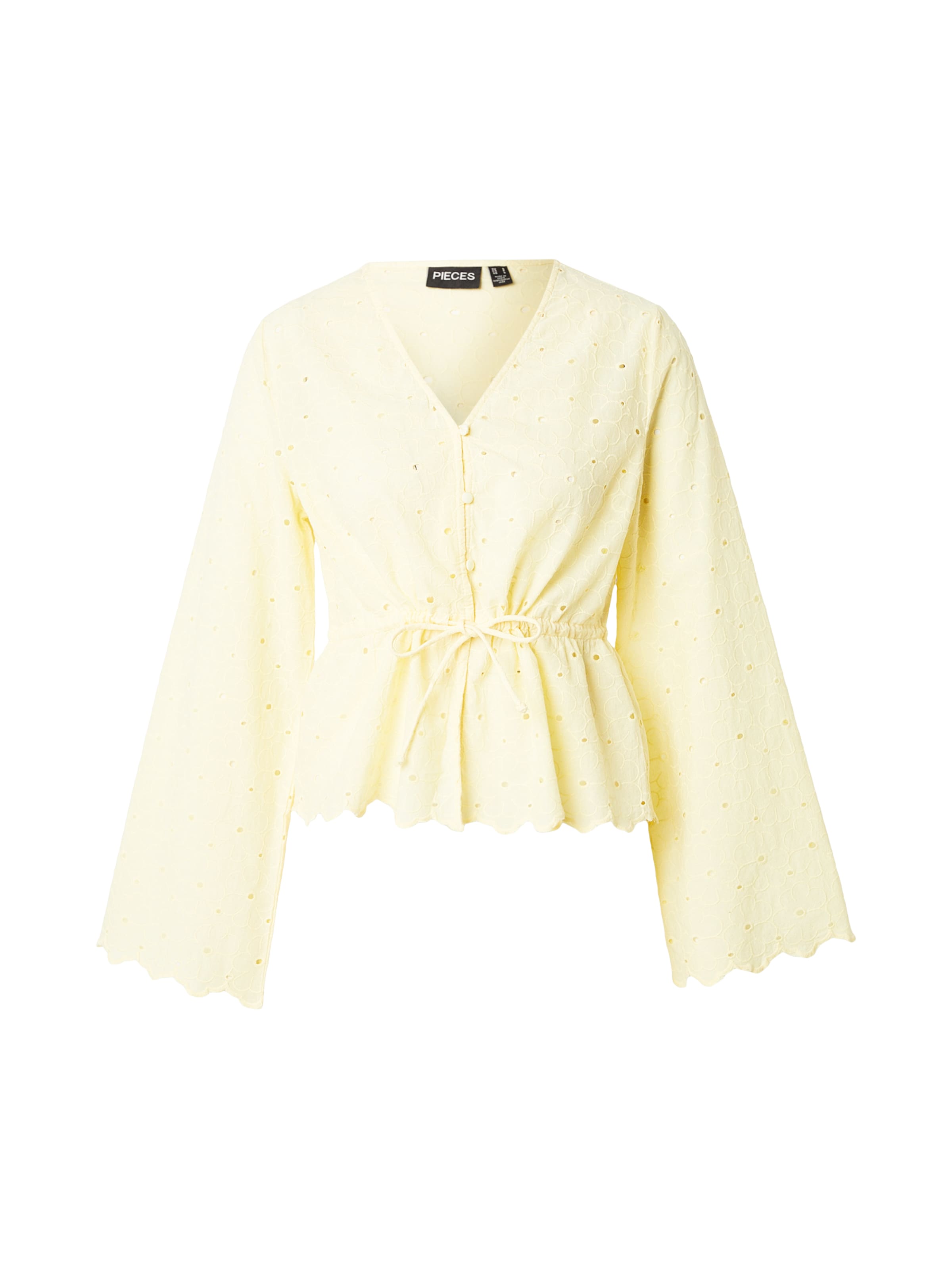 PIECES Bluse 'PCArmorine' in Gelb: Vorderseite