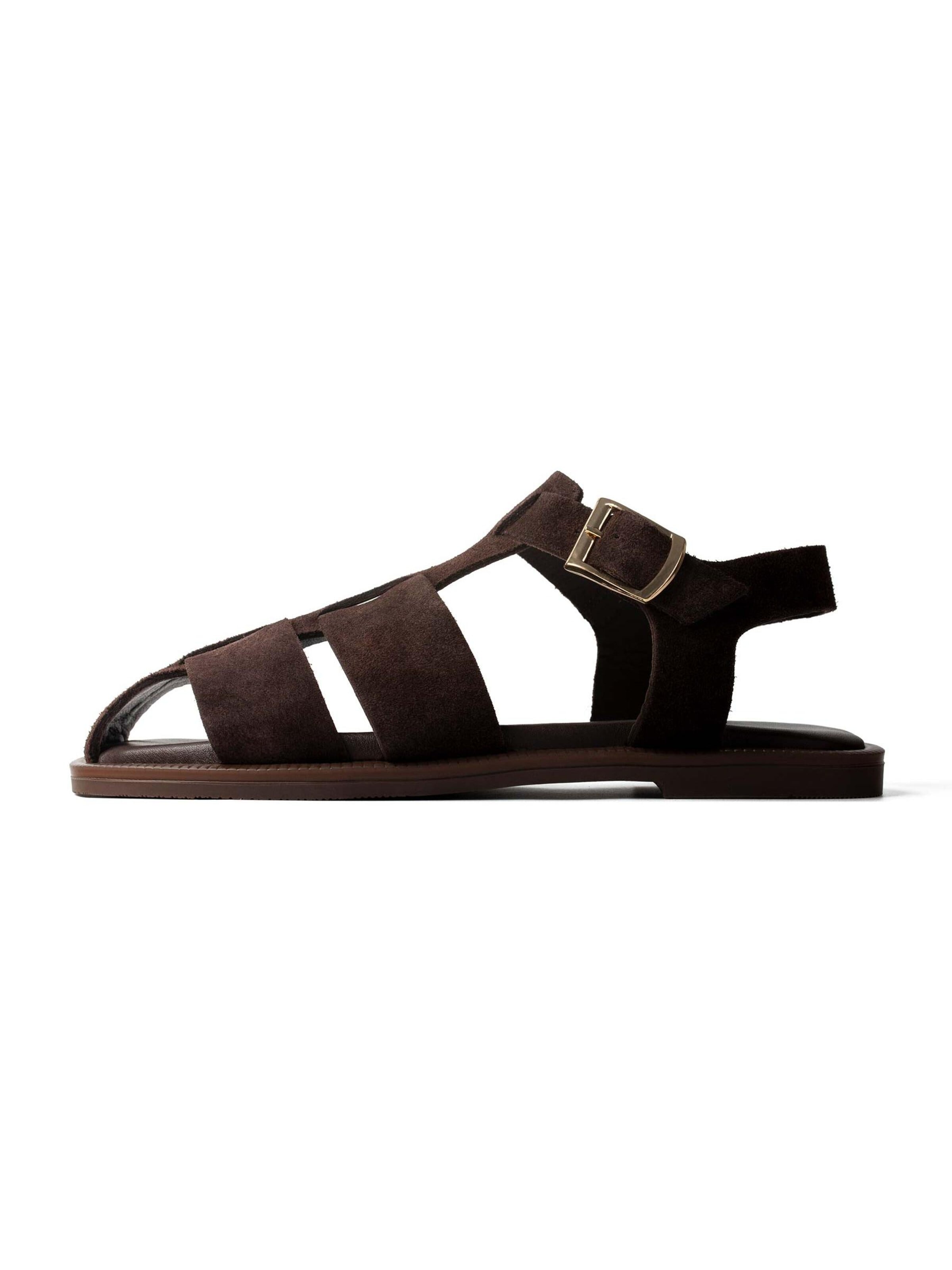 L37 HANDMADE SHOES - Zapatillas 'BREATH OF SUMMER' en marrón: frente