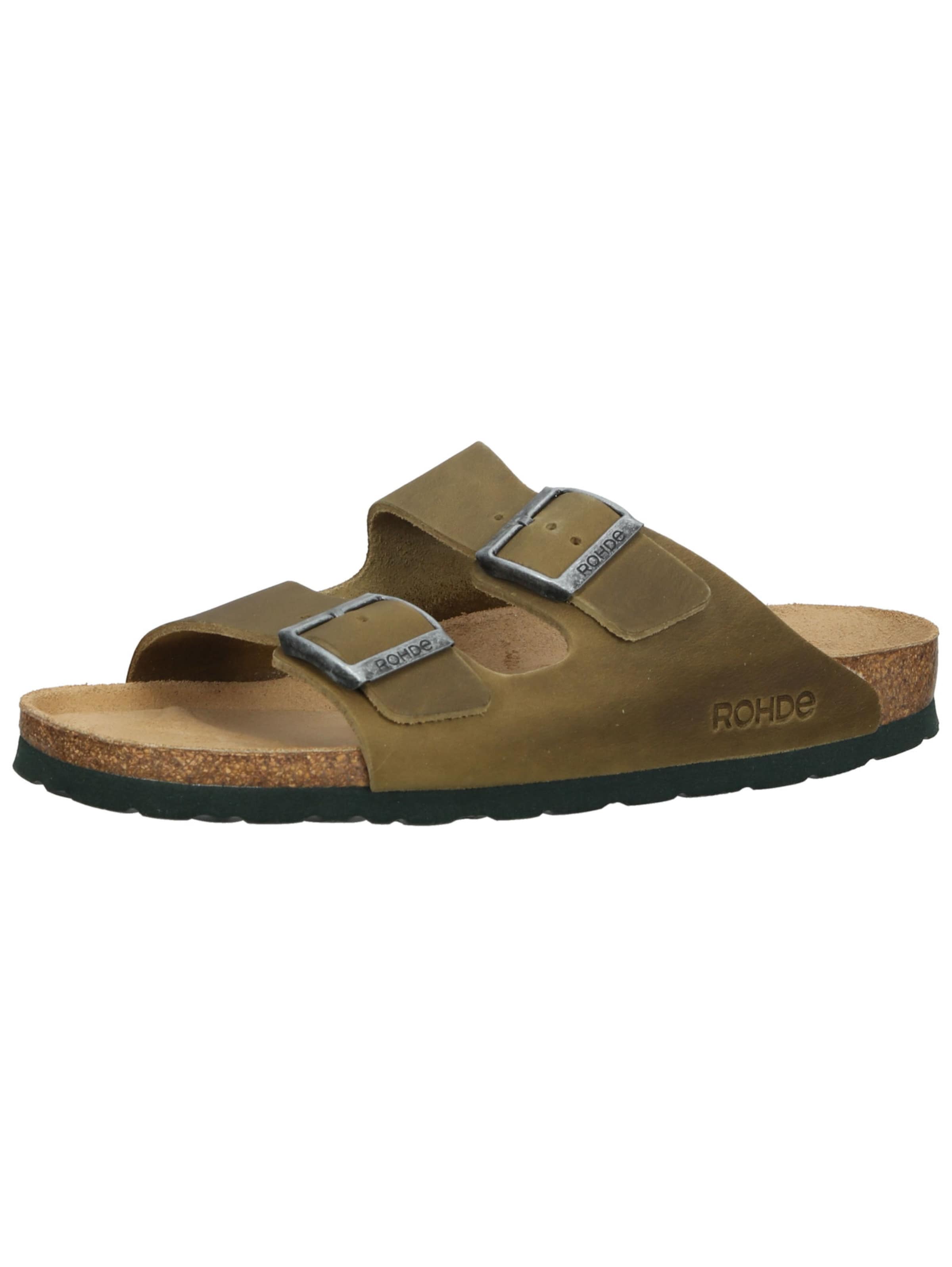 ROHDE Pantolette in Grün: Vorderseite