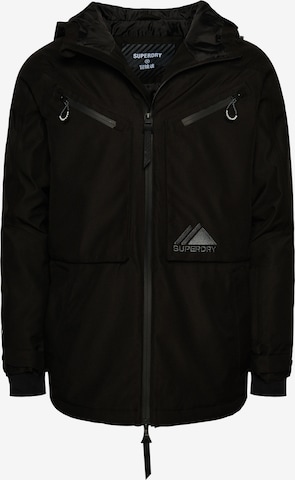 Superdry Performance Jacket in Black: front