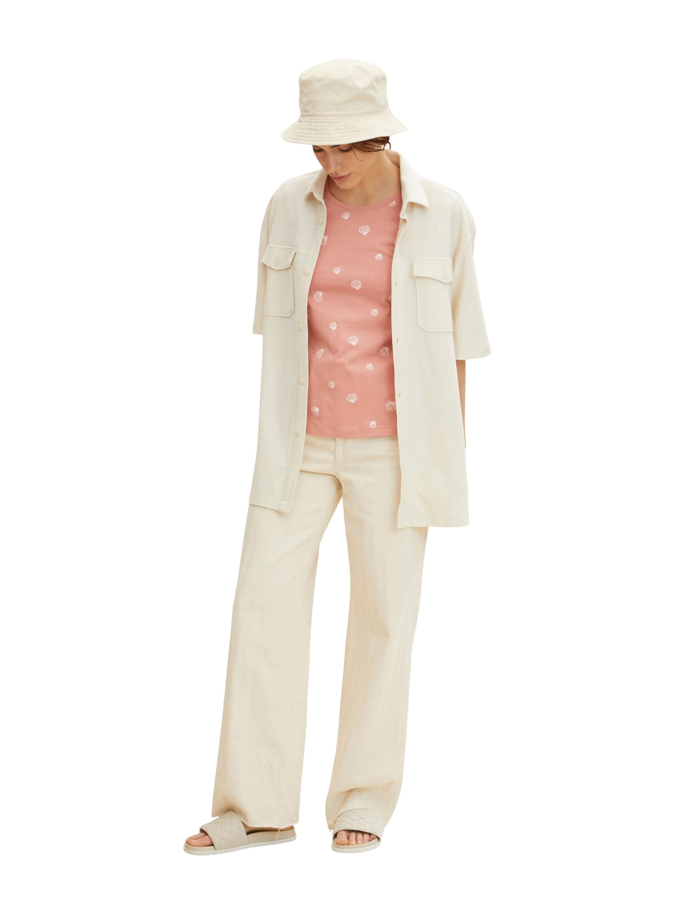 Frauen Shirts & Tops TOM TAILOR T-Shirt in Pink - HX35033 Frauen Shirts & Tops TOM TAILOR T-Shirt in Pink - HX35033