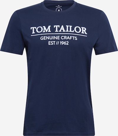 TOM TAILOR Majica | mornarska / bela barva, Prikaz izdelka