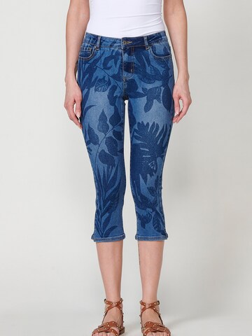 KOROSHI Slim fit Jeans in Blue: front