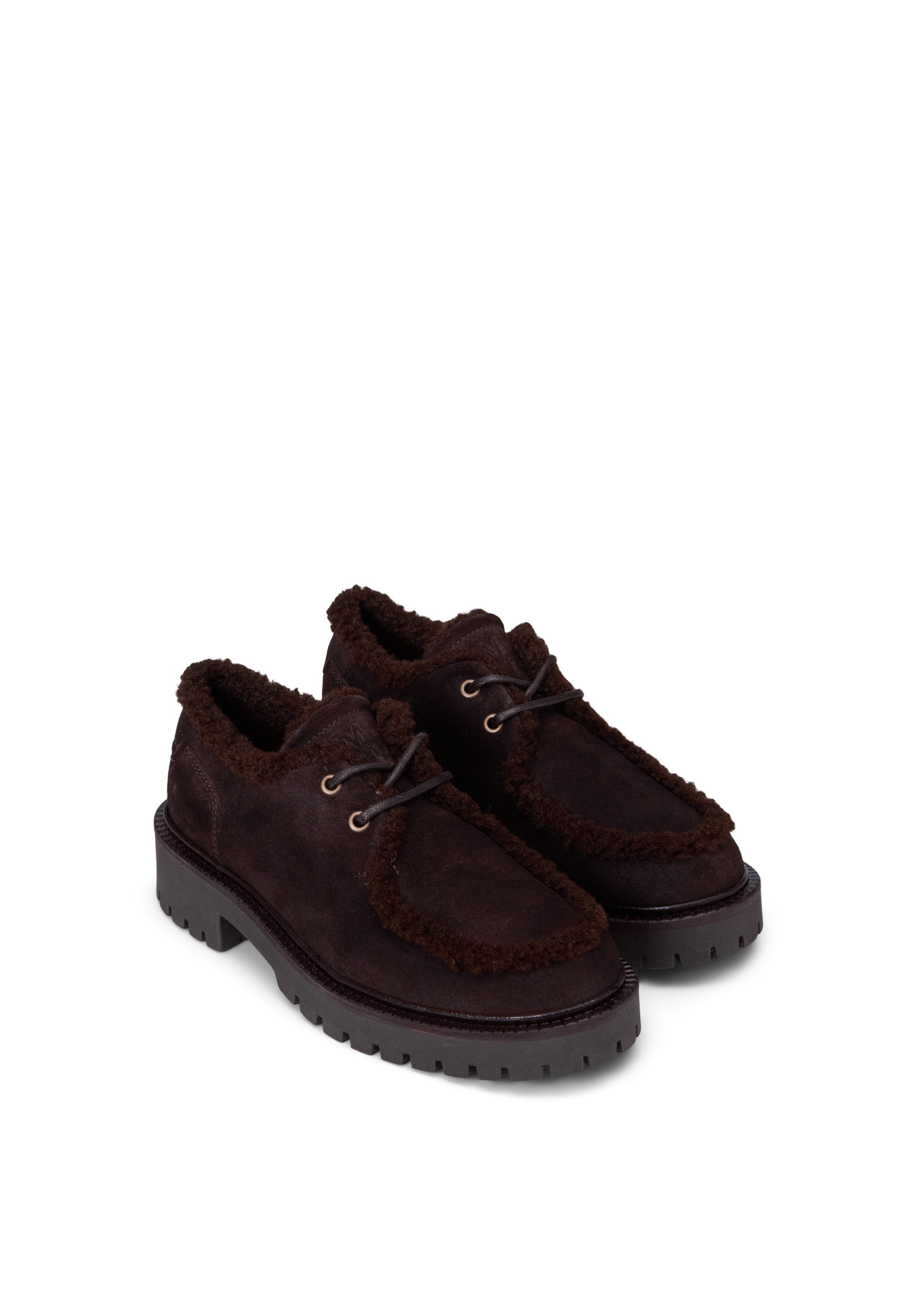 Marc O'Polo Schnürschuh in Braun: Vorderseite