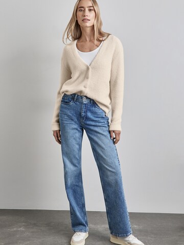 STREET ONE Strickjacke in Beige