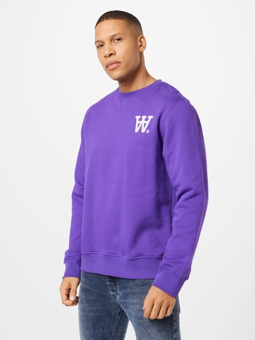 WOOD WOOD Sweatshirt in Purple: front